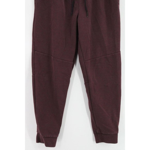 Active Jogger Pants Mens Dark Red Drawstring Sweatpants Outdoor Size Medium M - Picture 3 of 9
